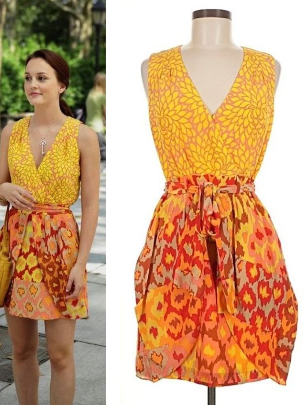 ASO BLAIR WALDORF LEIGHTON MEESTER GOSSIP GIRL Lady Gambler Silk Dress EUC RARE